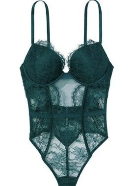 New W/Tags Very Sexy Bombshell Lace Cut Out Teddy Bustier XS